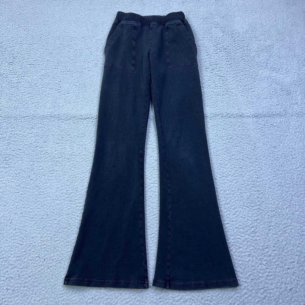 JONATHAN SIMKHAI Pants Women's XS Black Pull On Knit‎ Bootcut Trousers